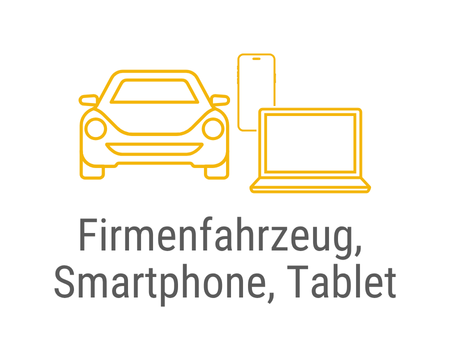 PTI-Firmenfahrzeug-Smartphone-Tablet