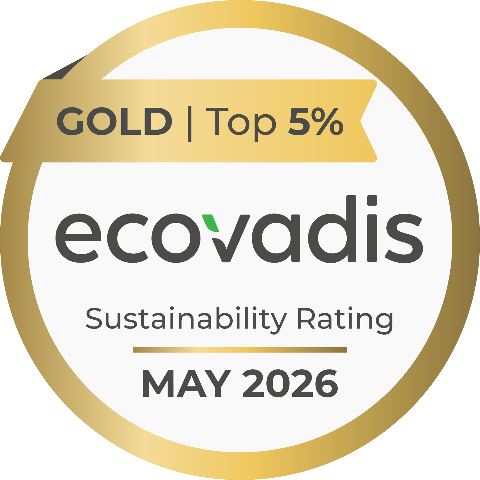 PTI - EcoVadis GOLD-Medaille 2026